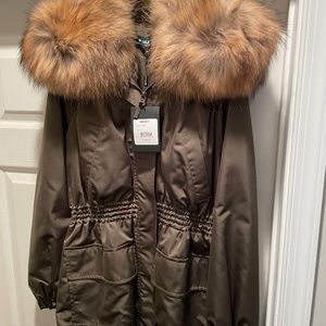 PAULE KA of Paris Winter Coat with Fur Collar